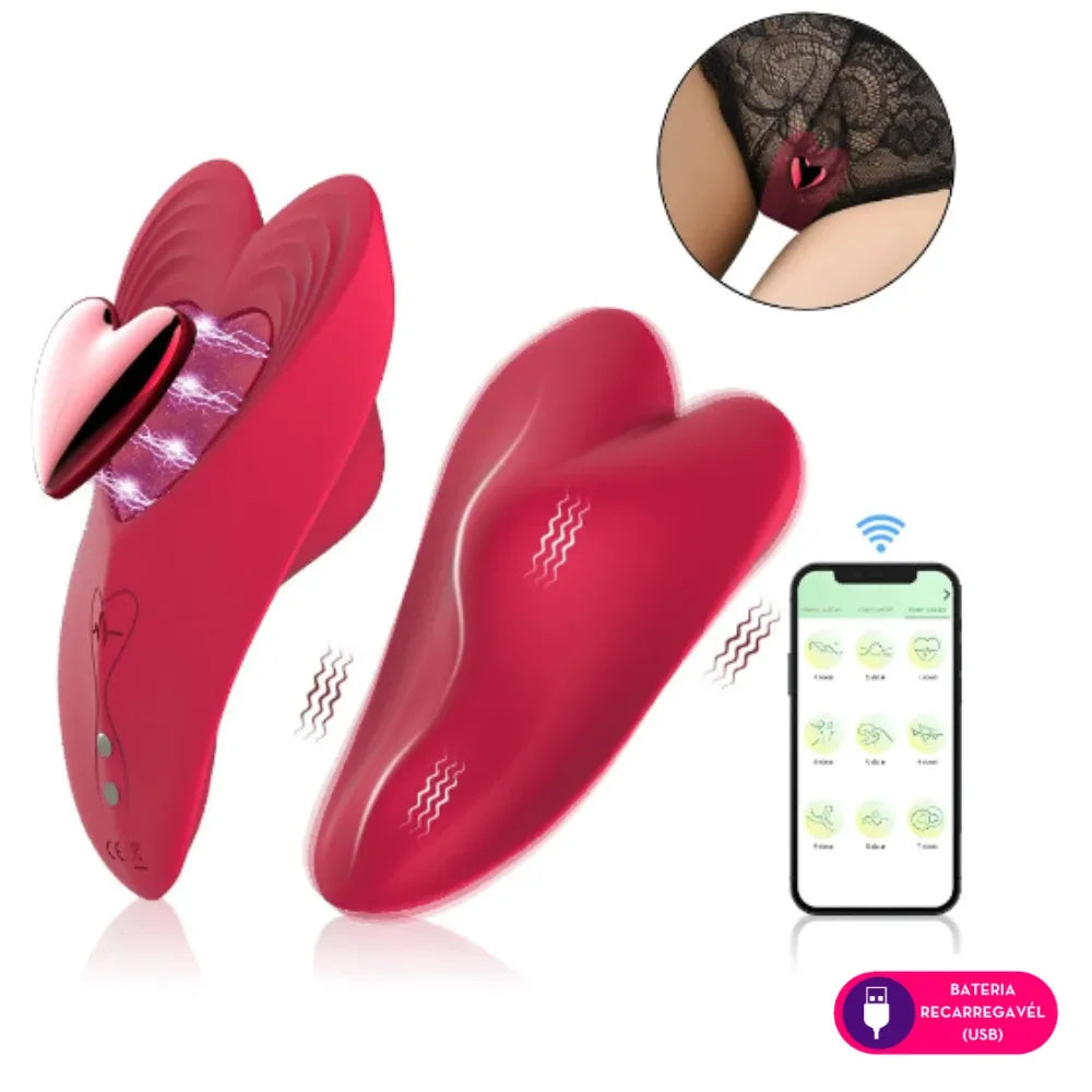 Vibrador de Calcinha por Aplicativo - MLPP3078