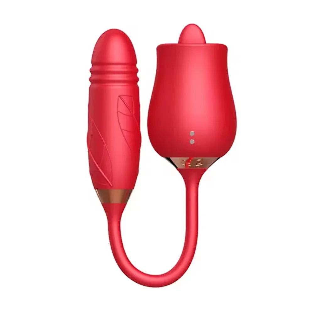 Estimulador Clitoriano Duplo em Formato Flor - MLVA1759