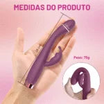 Vibrador com Estimulador Clitoriano Little King - MLVE3818