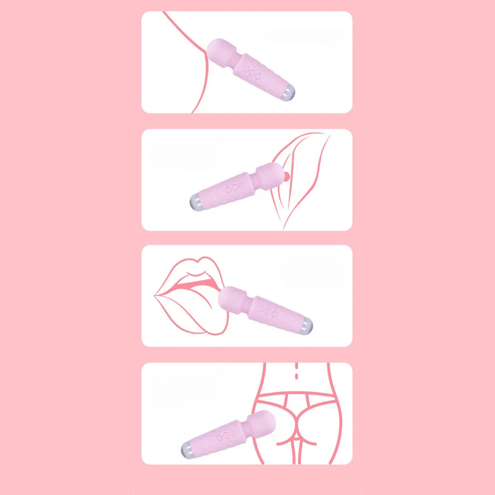 Mini Massageador Varinha Mágica - MLVM3122