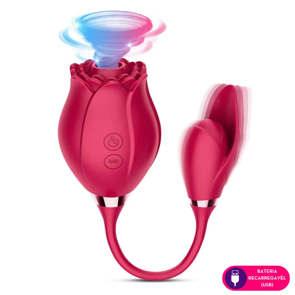 Estimulador Clitoriano Duplo Flower - MLVS1316