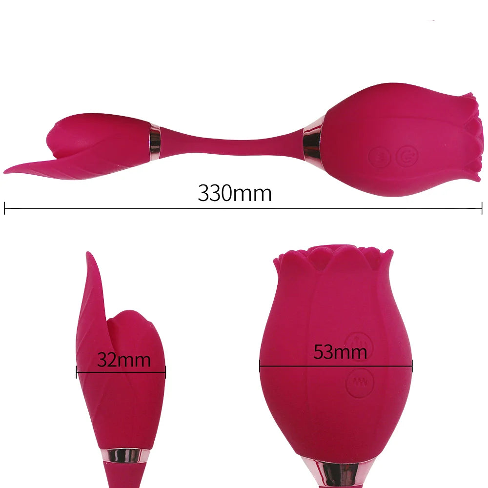 Estimulador Clitoriano Duplo Flower - MLVS1316