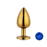 PLUG ANAL EM METAL DOURADO - MPA1302
