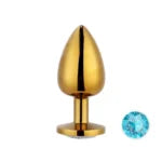 PLUG ANAL EM METAL DOURADO - MPA1302