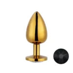 PLUG ANAL EM METAL DOURADO - MPA1302