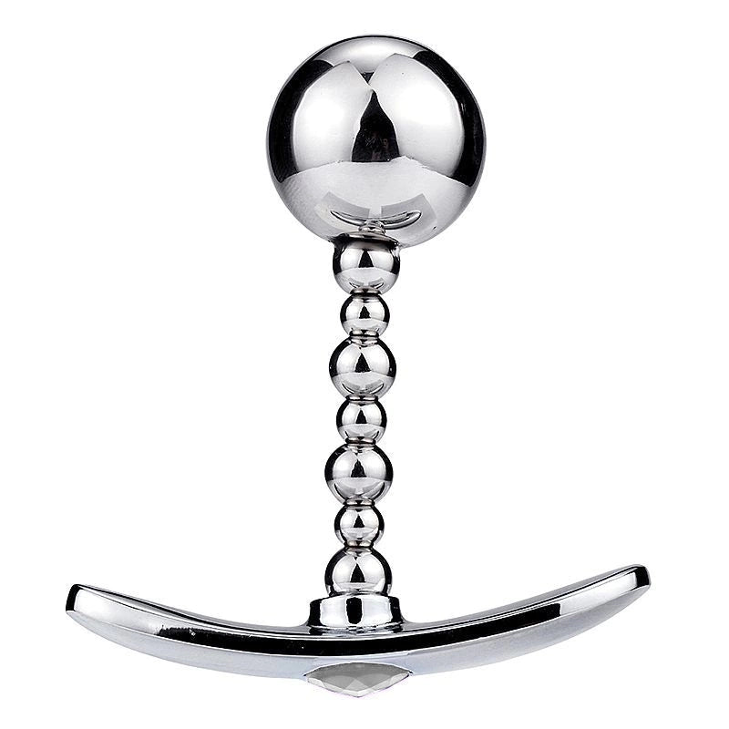 PLUG ANAL ESCALONADO COM JOIA NA BASE - MPA1326