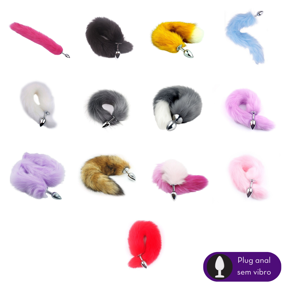 Plug Anal de Aço com Cauda - MPA1404