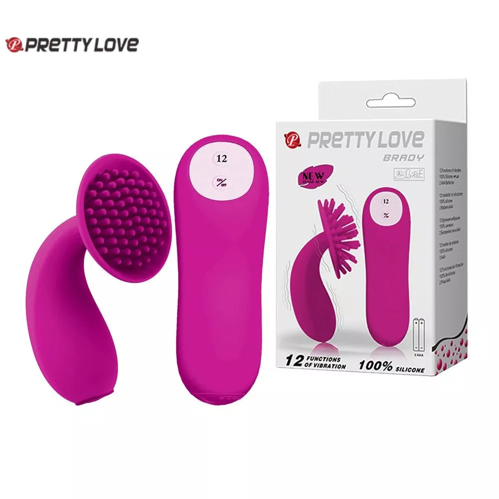 Vibrador Estimulador Clitoriano com 12 Vibrações - Pretty Love Brady - MPL1562
