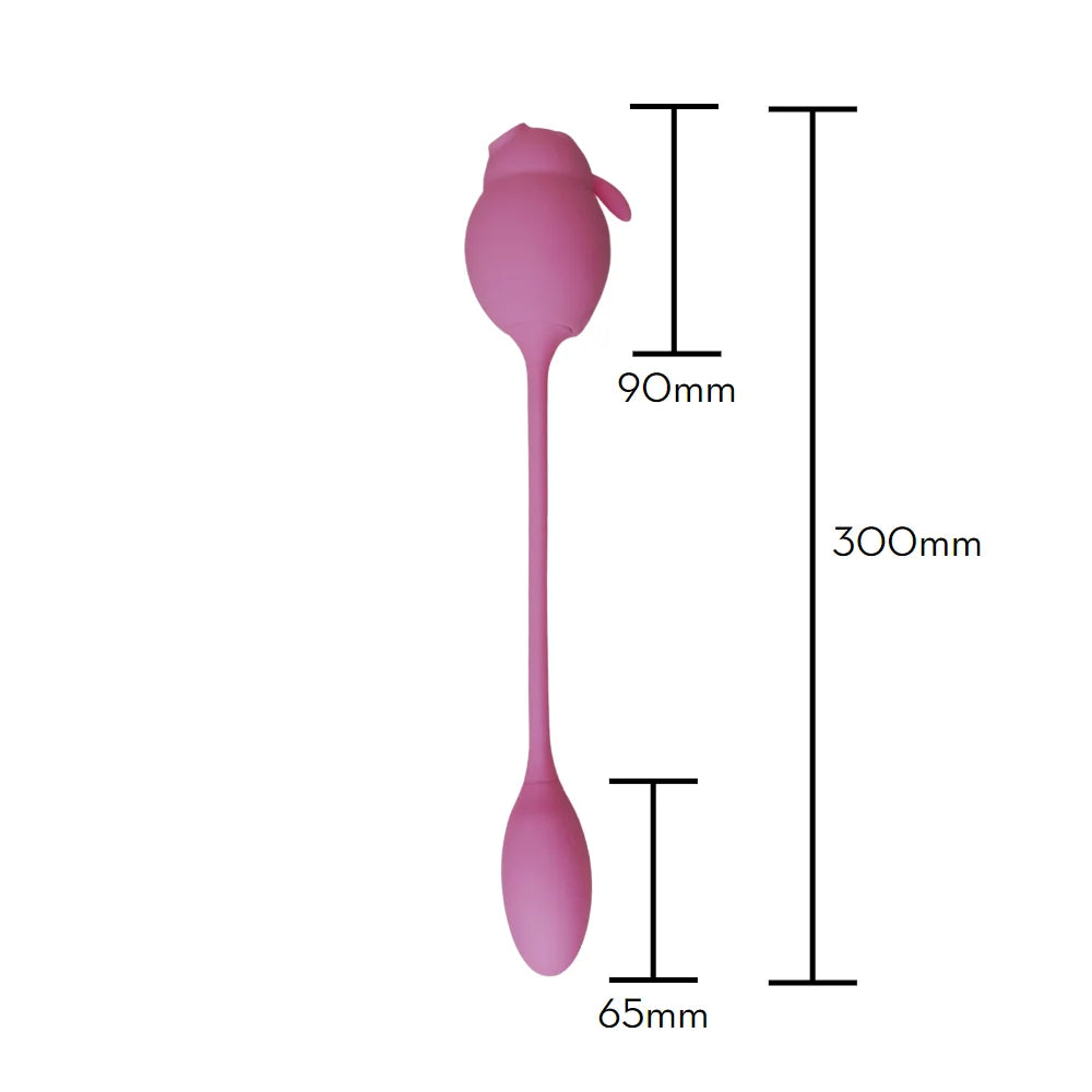 ESTIMULADOR CLITORIANO DUPLO COELHO C/ APP - MPP1515