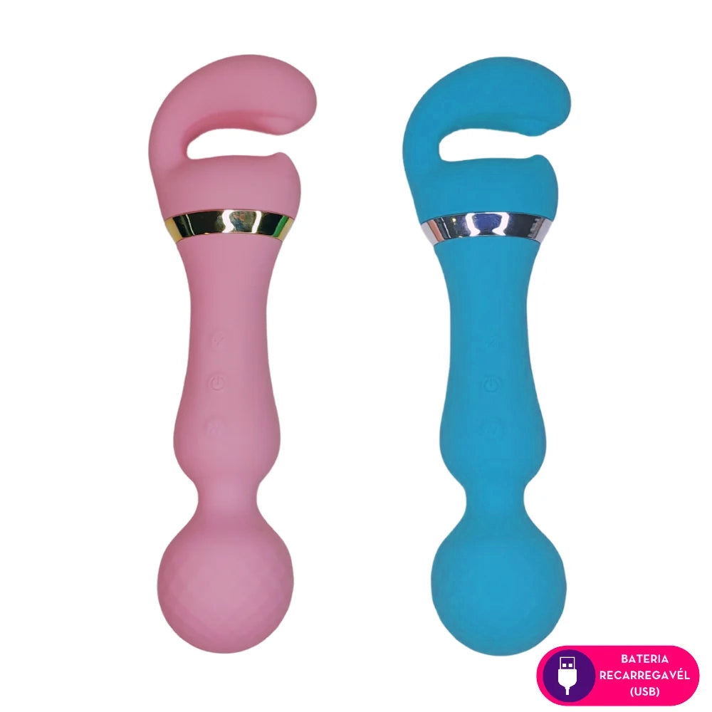 Massageador Varinha Mágica com Duplo Motor - MVM1095