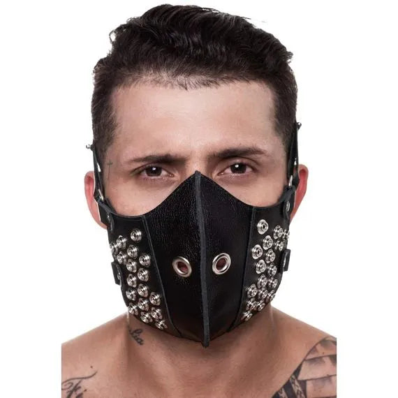 Máscara Em Couro Com Detalhes Sd Clothing - XDM005