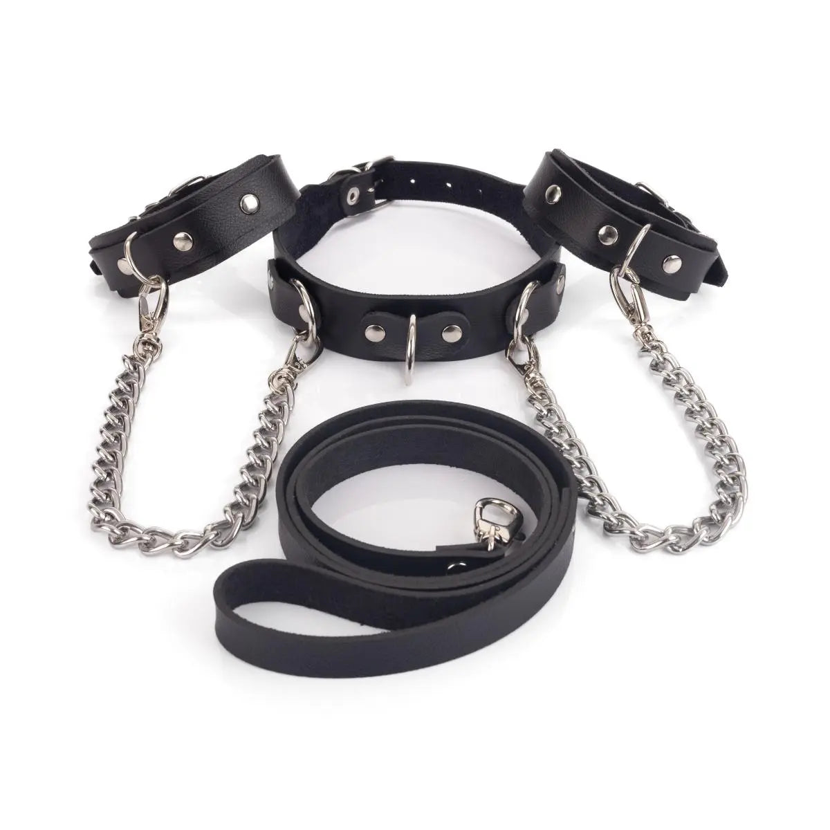 Gargantilha Slave com Guia + Par de Algemas