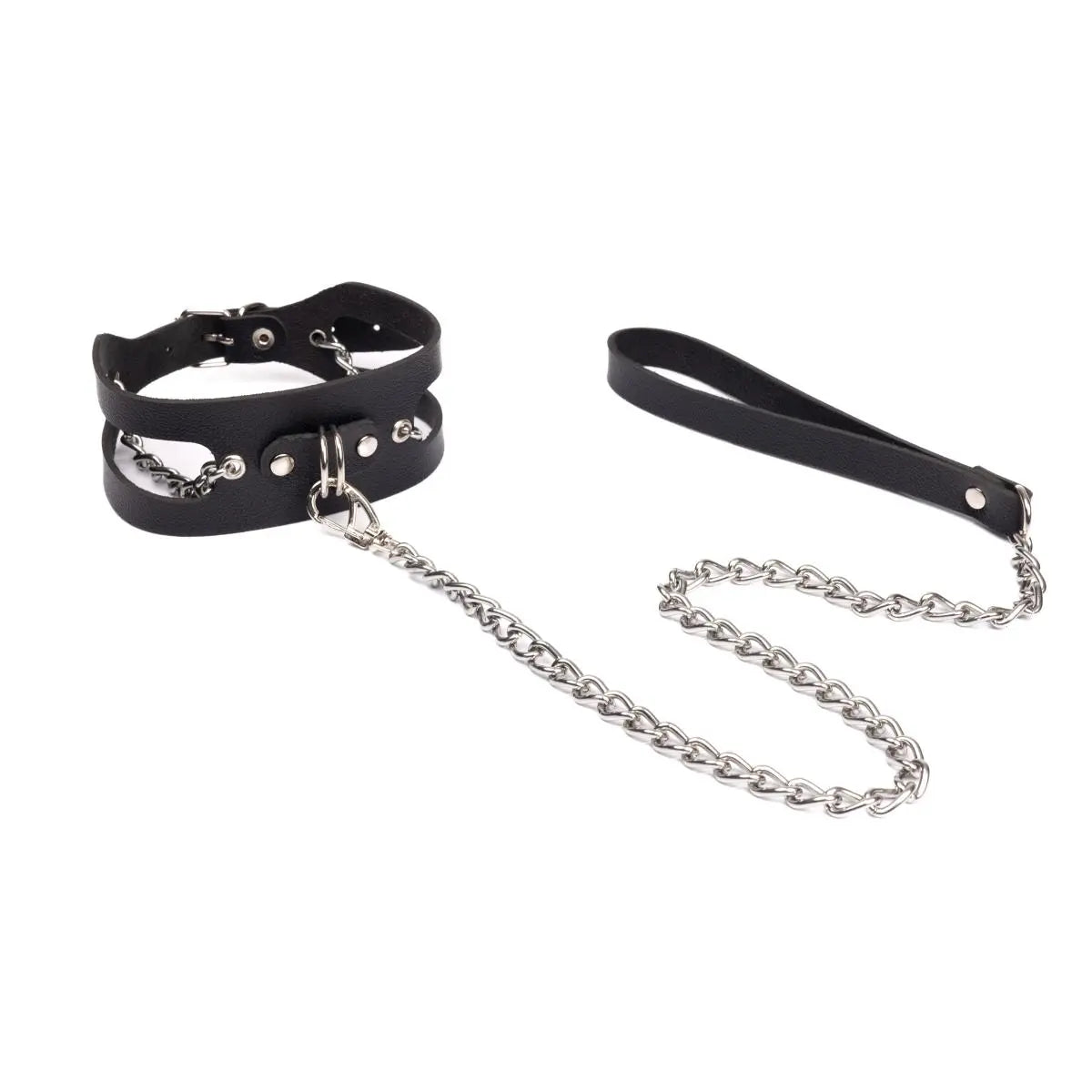 Gargantilha Vazada TOP c/ Guia em Correntes