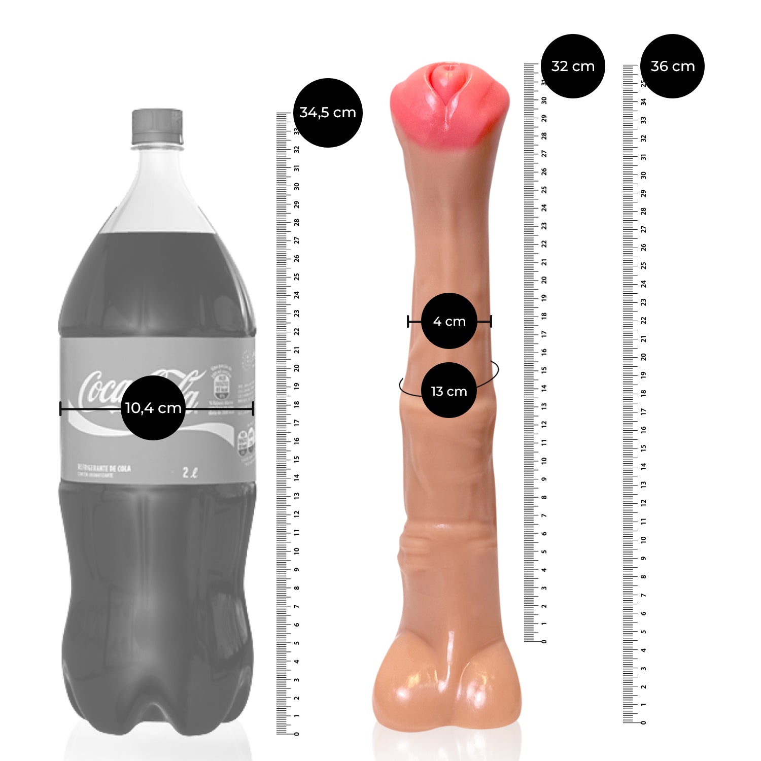 Prótese de Cavalo Pegasus 36x6cm Bege - ADAO122