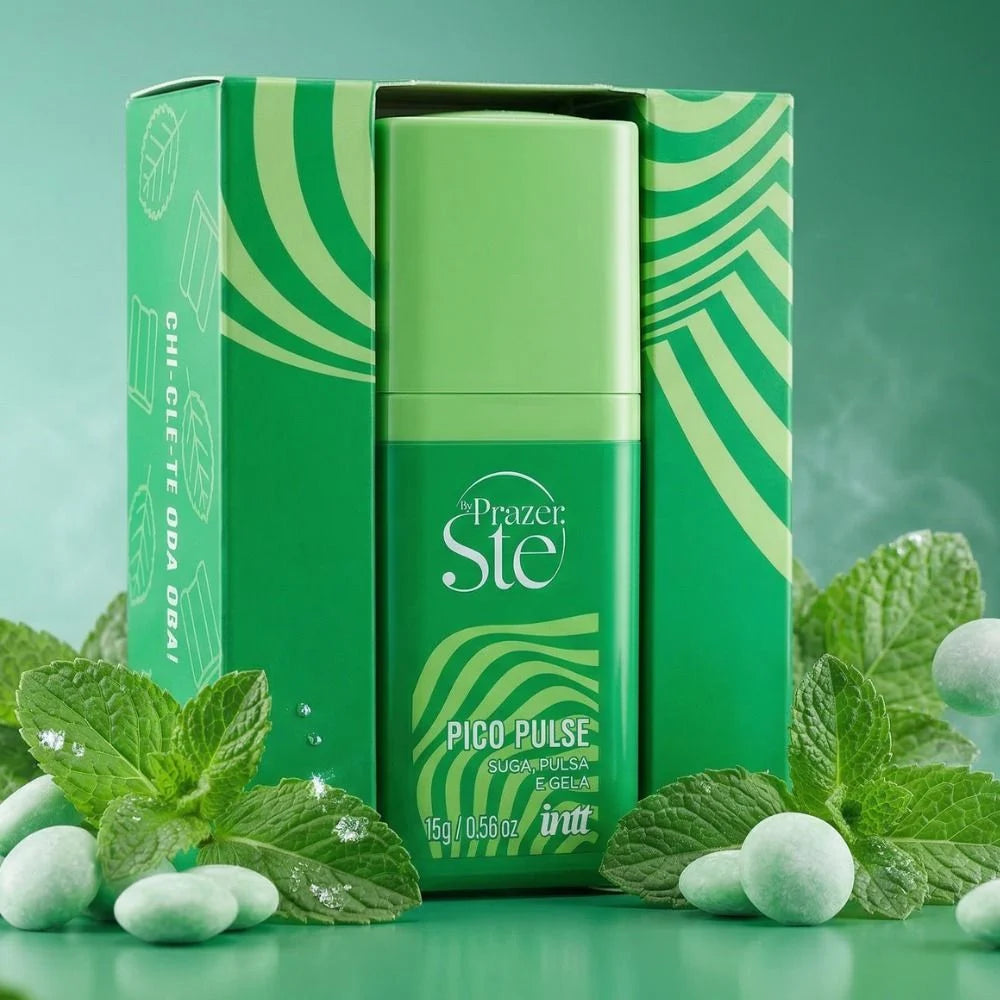 Pico Pulse Chiclete de Menta: Efeito Sucção e Pulsação - IN0795