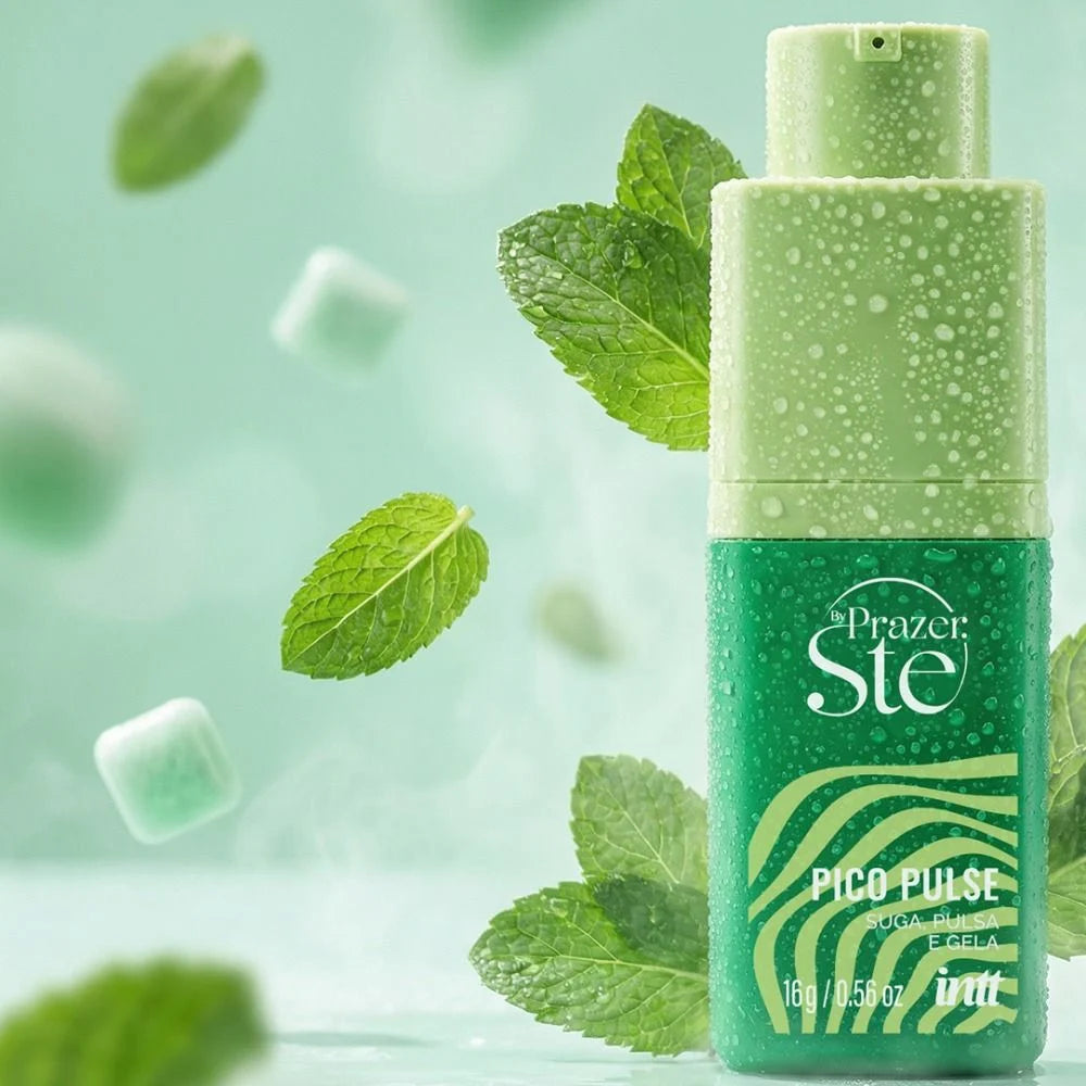 Pico Pulse Chiclete de Menta: Efeito Sucção e Pulsação - IN0795
