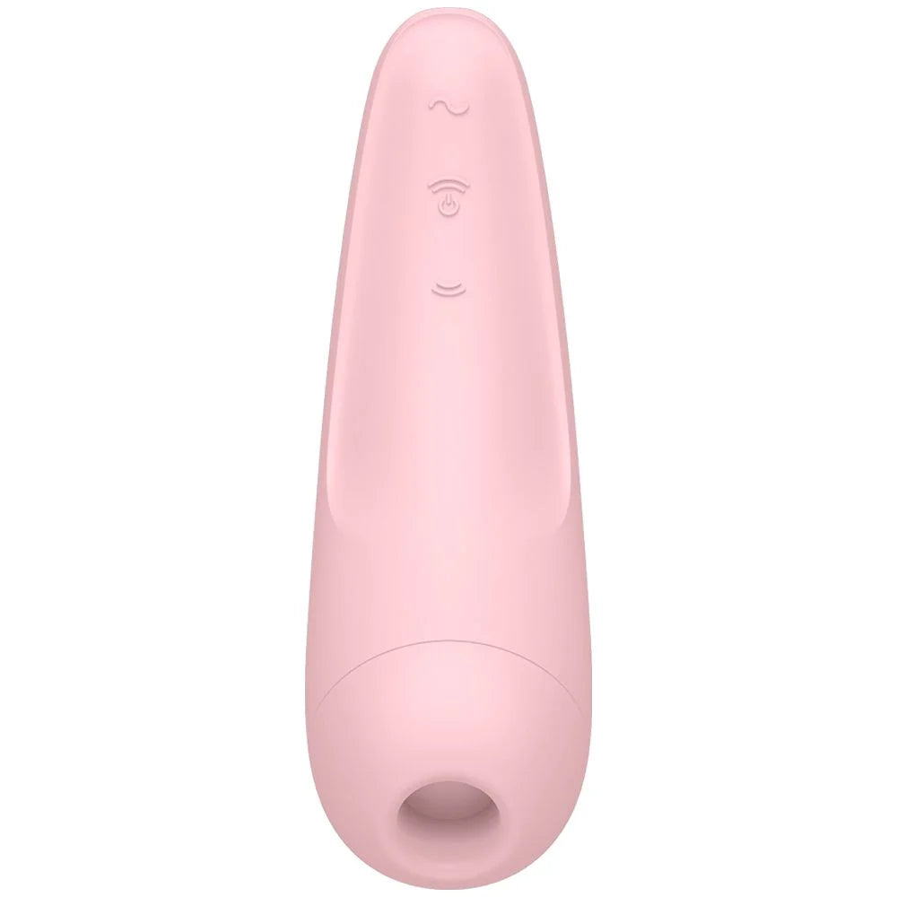 Satisfyer Curvy 2+ Vibrador Com Ondas De Pressão Rosa e APP - SF0127