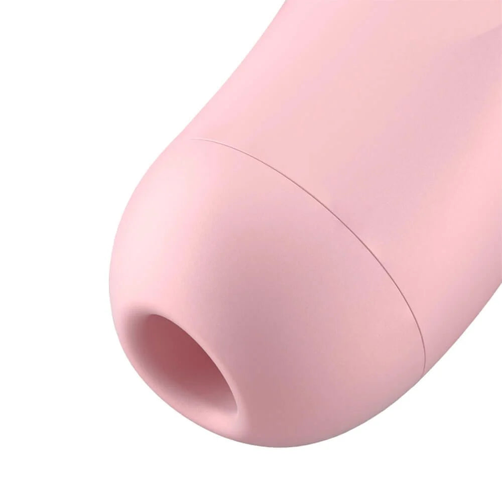 Satisfyer Curvy 2+ Vibrador Com Ondas De Pressão Rosa e APP - SF0127