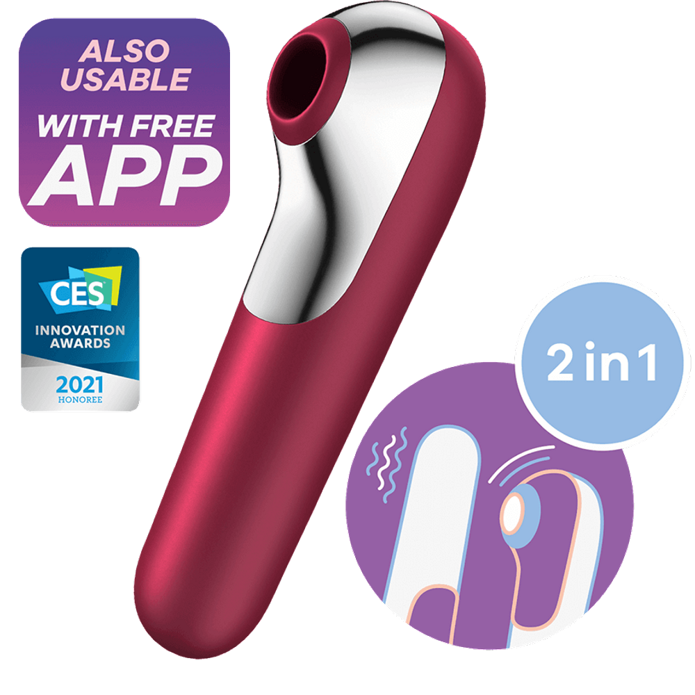 Satisfyer Dual Love Pink Escuro - SF0143