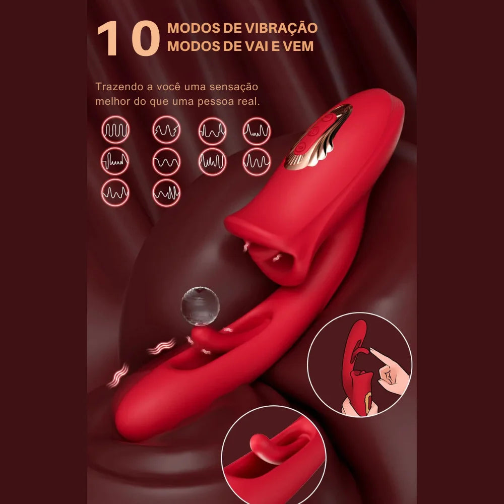 Vibrador 3 em 1 - MLVE6250
