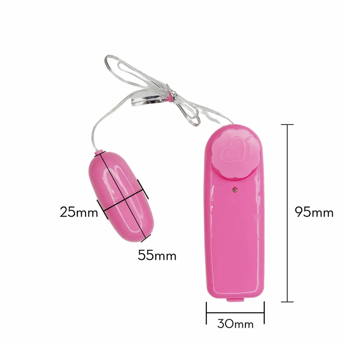 CÁPSULA VIBRATÓRIA BULLET A PILHA COM CONTROLE REMOTO - MBC1001