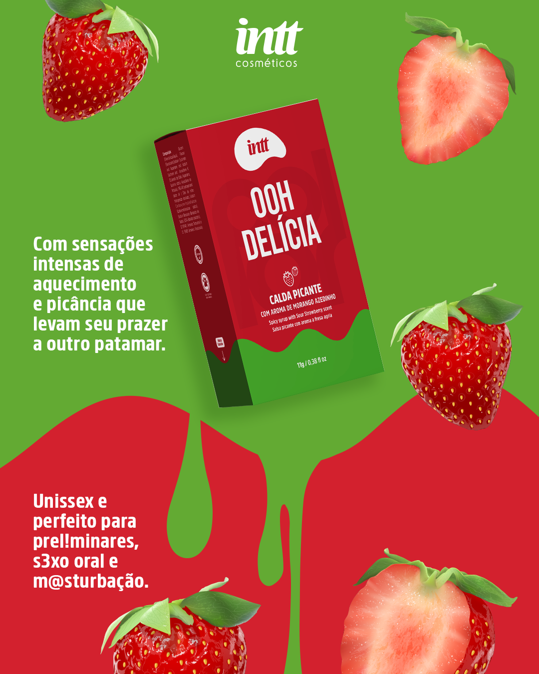 Ooh Delícia Morango Azedinho - IN0642