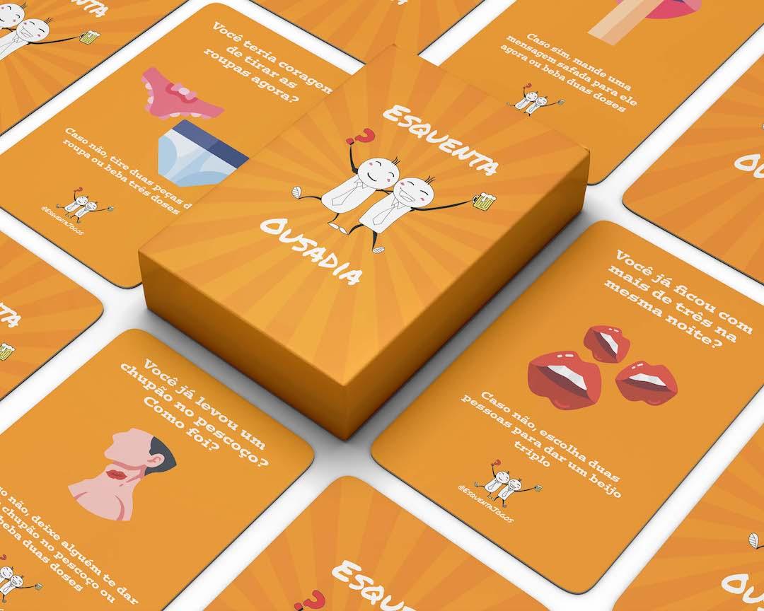 Jogo de Cartas Esquenta, Ousadia - 8387