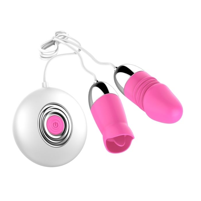 Cápsula Vibratória Dupla c/ Controle Remoto - MBC1015