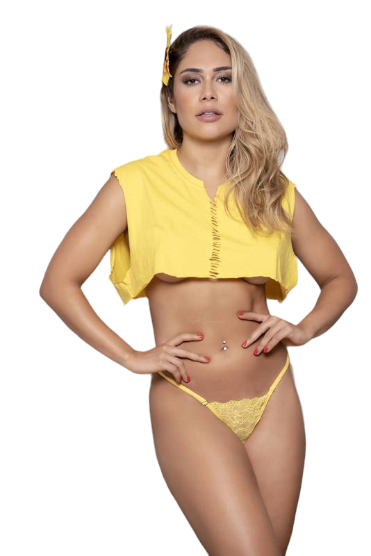 Calcinha Fio Correntinha Atrás - Y5040