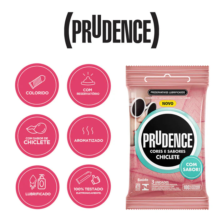 Preservativo Chiclete Prudence - 005020