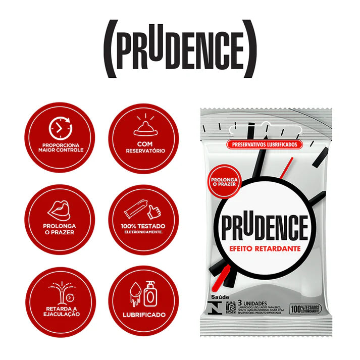 Preservativo Efeito Retardante Prudence - 005025