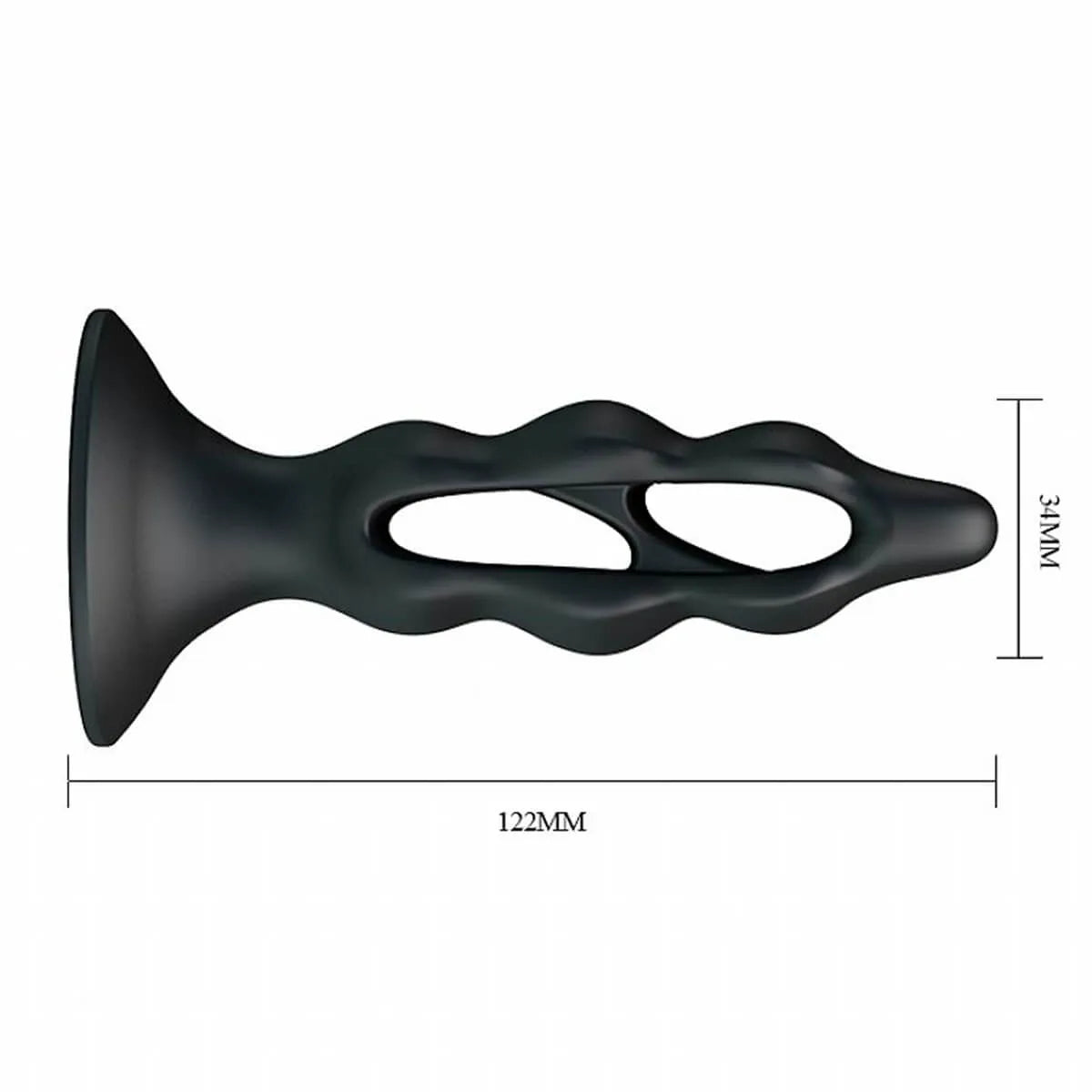 Plug Anal Estimulador de Próstata 12,2x3,4cm - 1208