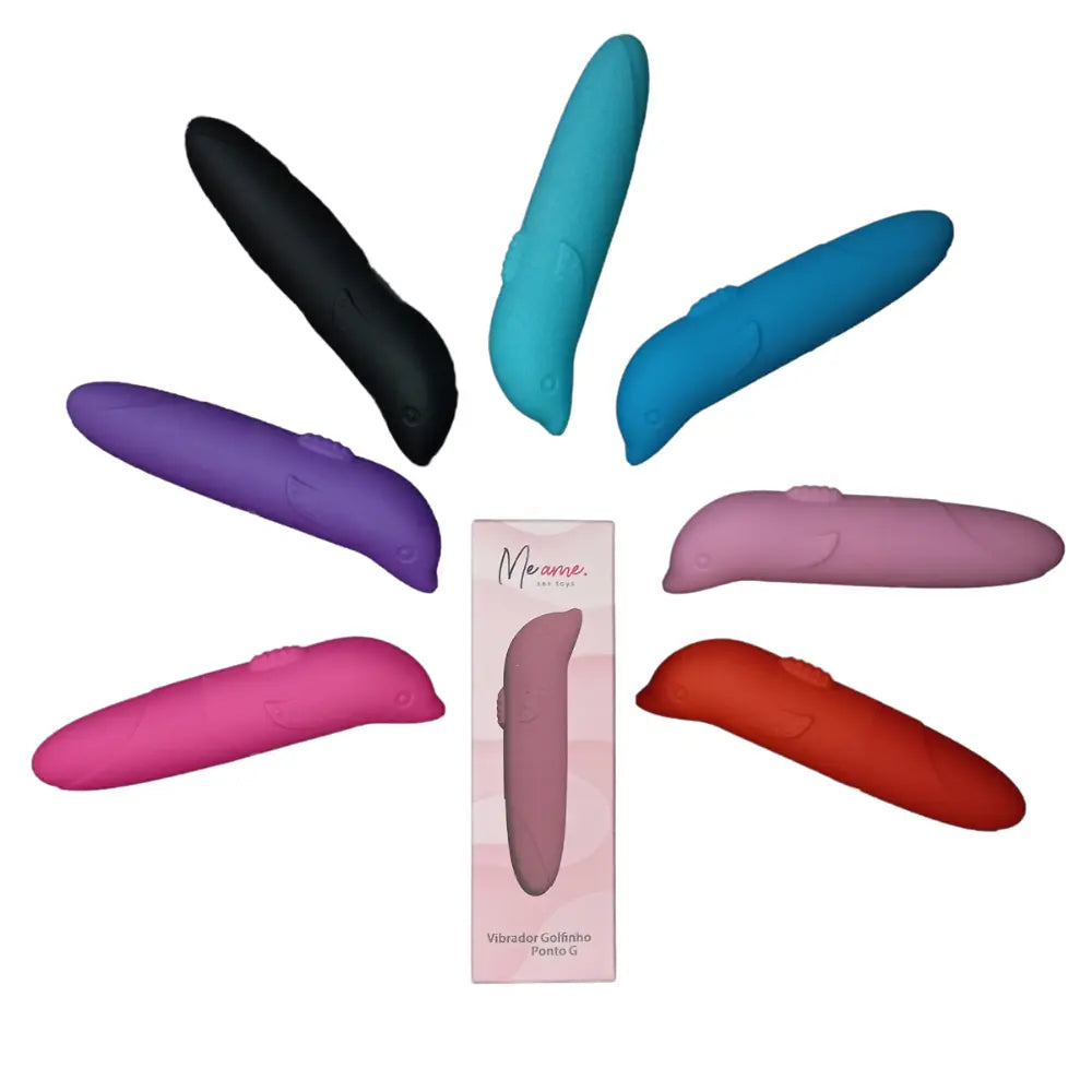 Vibrador Golfinho Ponto G Duplo Estimulador - MLBA1088
