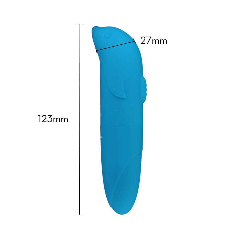 Vibrador Golfinho Ponto G Duplo Estimulador - MLBA1088