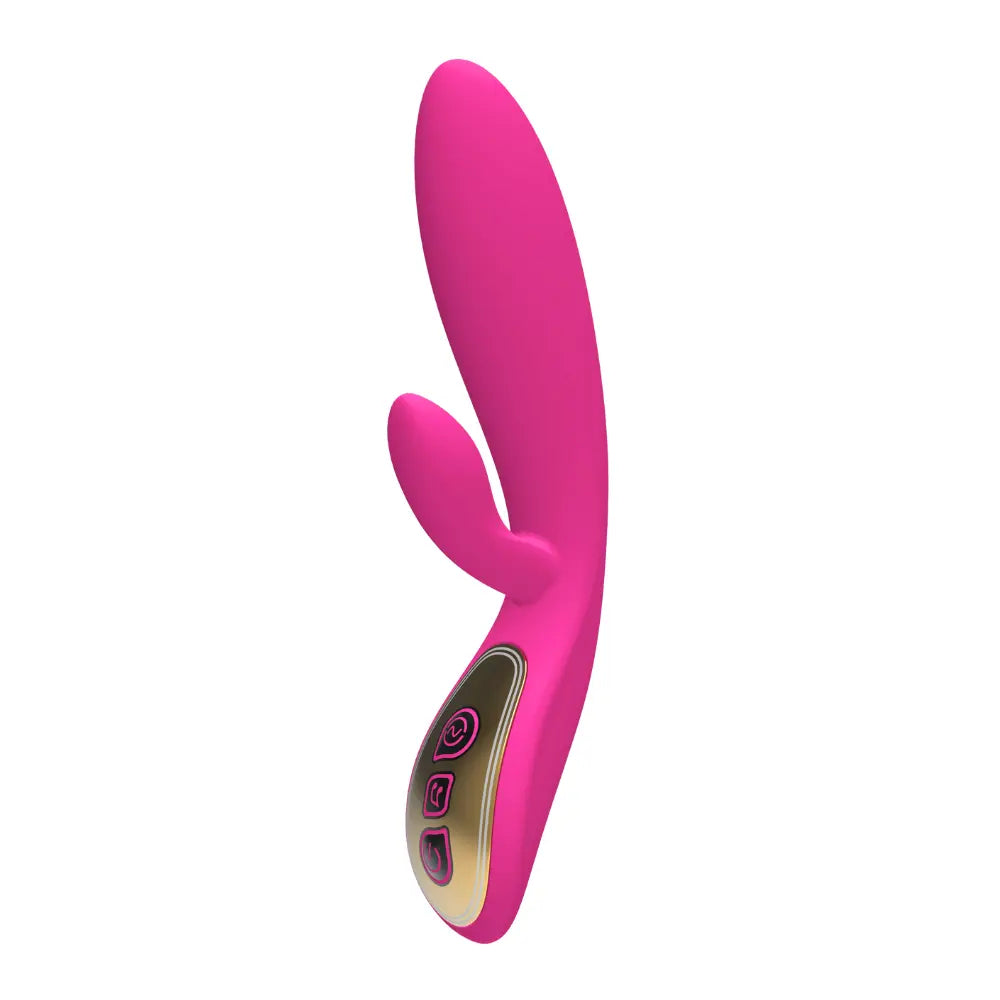 Vibrador Ponto G com Estimulador Clitoriano - Receptor de Voz - MVE2011