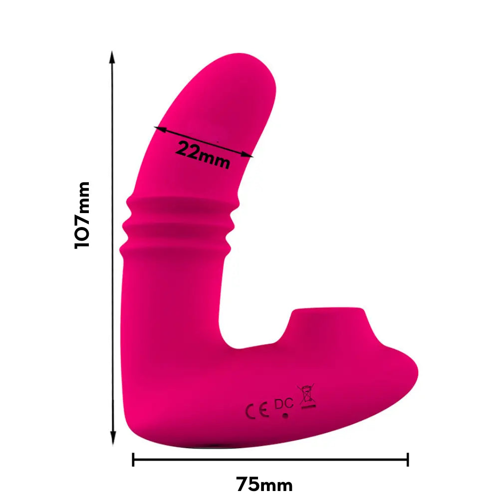 Vibrador de Calcinha com Penetração - MVS4411