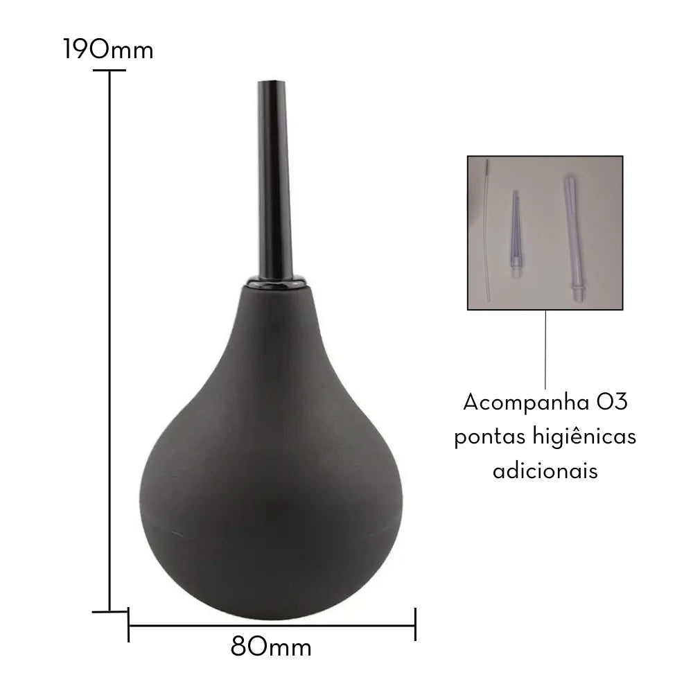 Ducha Anal Higiênica Manual Azul 220ml - MLPA2406