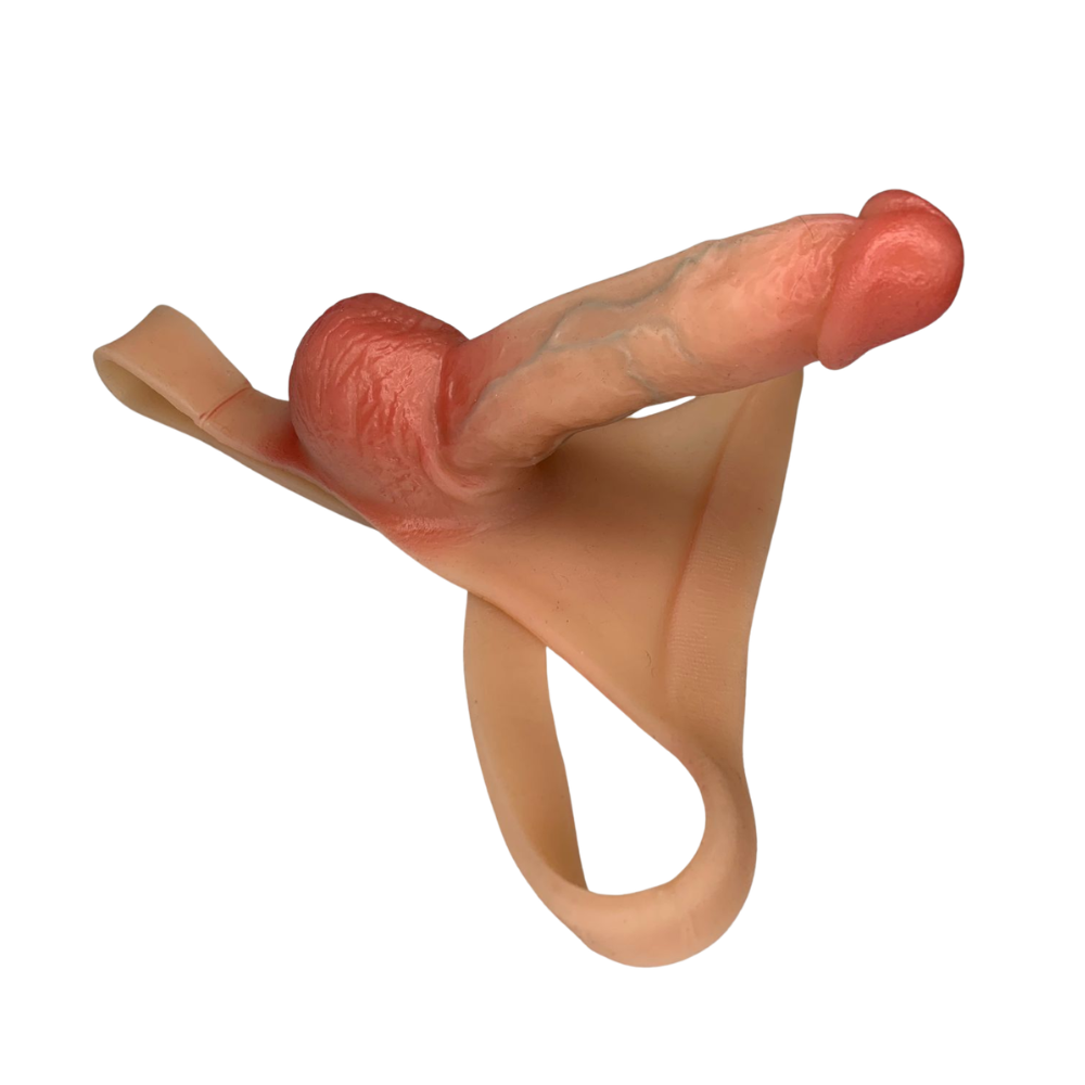 Calcinha Strap-on com Prótese Realística Integrada - MLSM2118