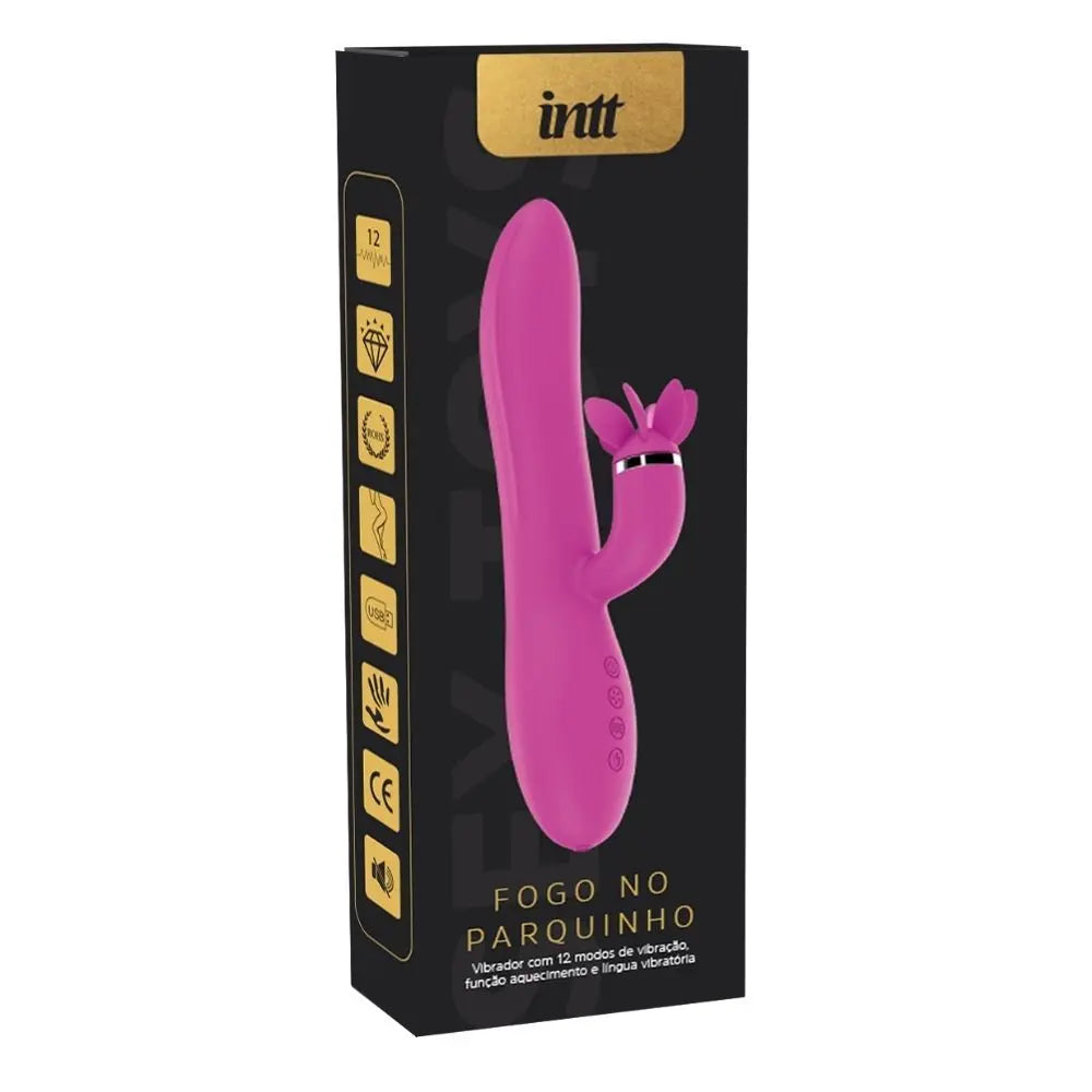 Vibrador Fogo No Parquinho Roxo Intt - IM0118