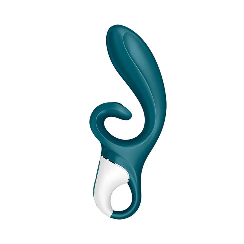 Satisfyer Hug Me vibrador Clitoriano e Vaginal com APP Azul- SF2170
