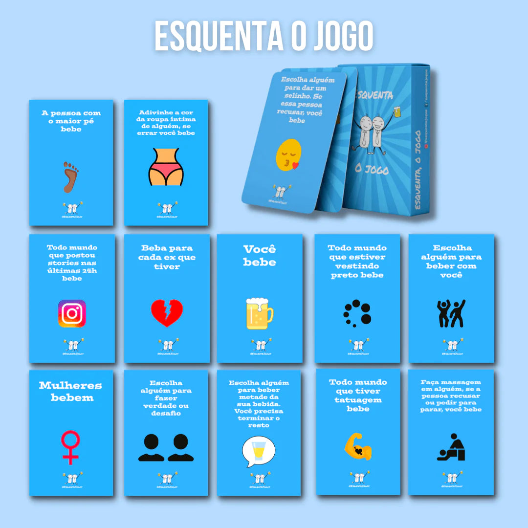 Jogo de Cartas Esquenta, O Jogo - 8390
