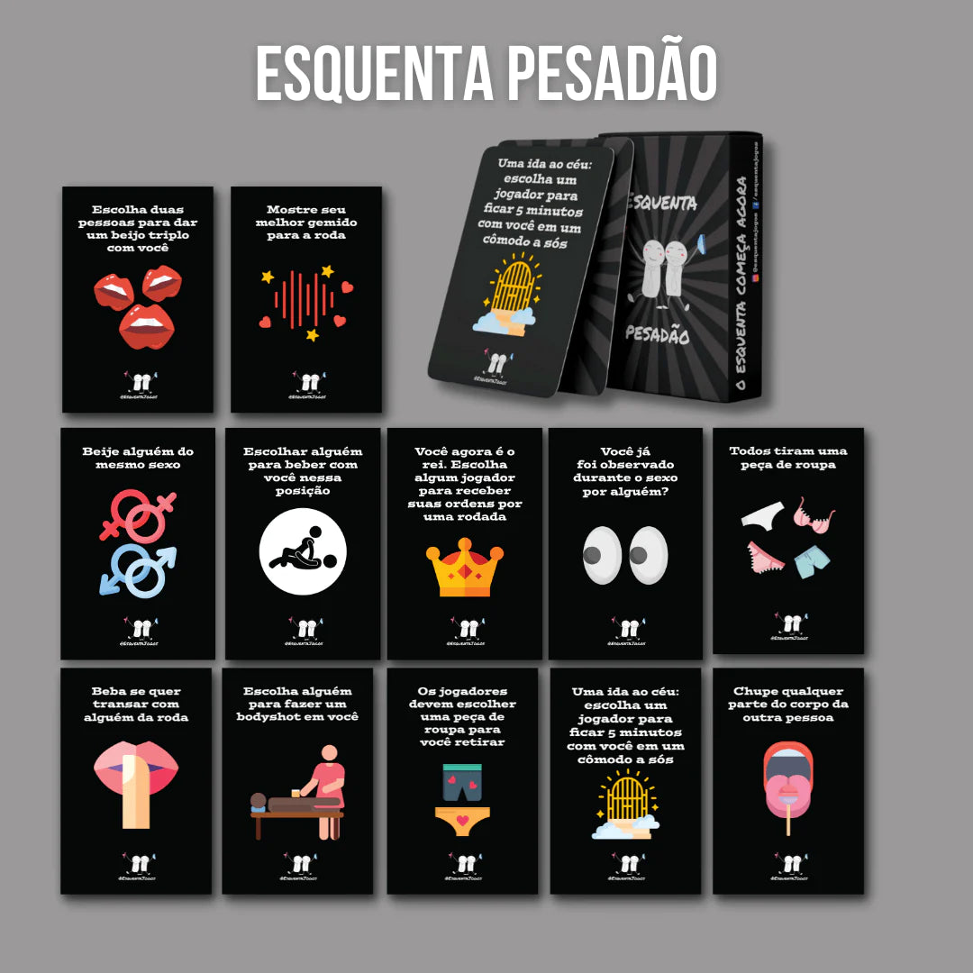 Jogo de Cartas Esquenta, Pesadão - 8388