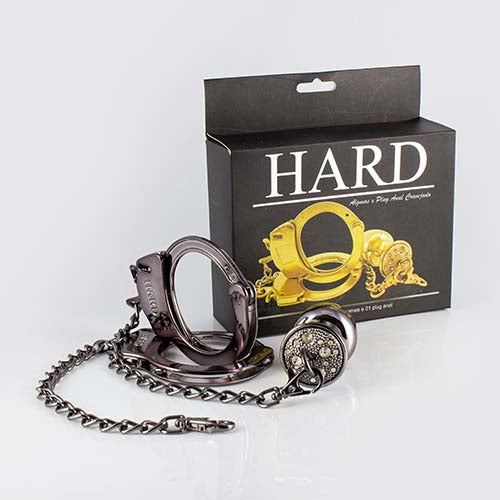 Algemas X Plug Anal Cravejado M Onix - HA147P