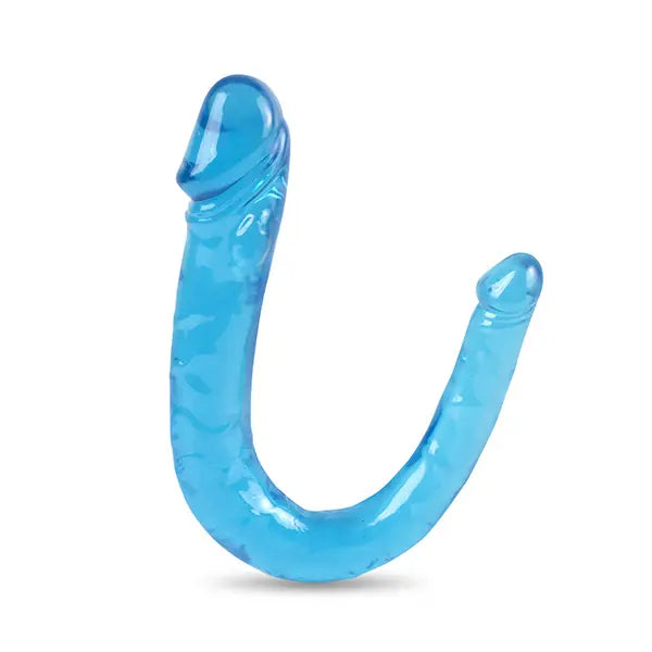 Pênis Duplo Azul - Blue Jelly