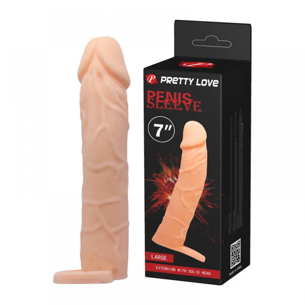 Capa Peniana com Extensor e Anel Escrotal - 18cm - CA037A