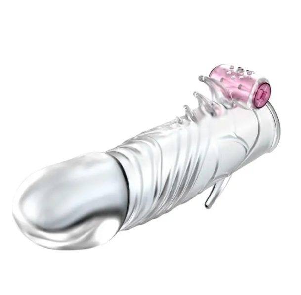 Capa Peniana Com Textura e Vibrador - MNA1521/22/23