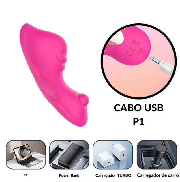 Vibrador de Calcinha por Aplicativo - MLPP3082