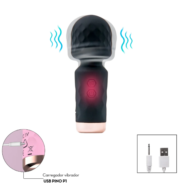 Mini Massageador Varinha Mágica - MLVM2149