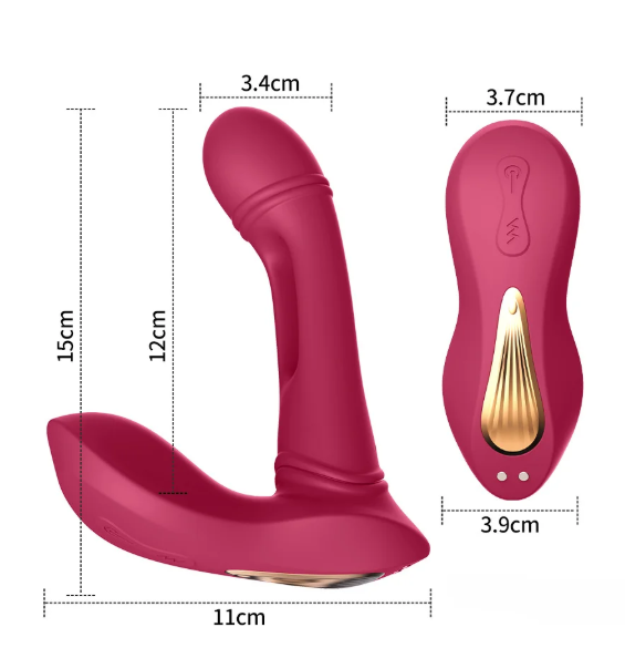 Vibrador de Calcinha 3 em 1 - MLVA8787