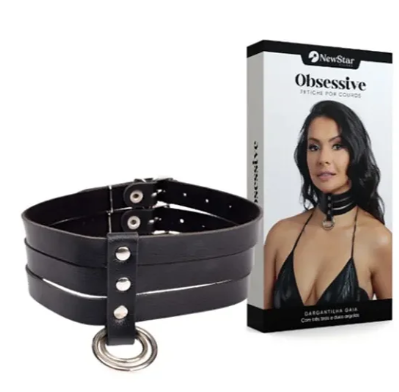 Gargantilha Gaia com Três Tiras - NS160